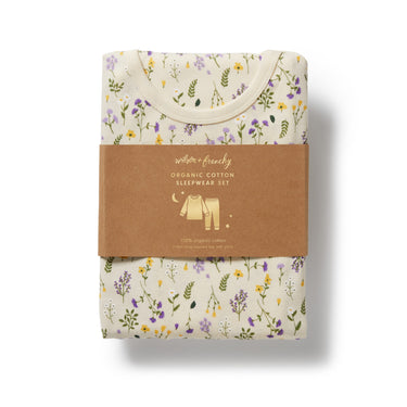 Wilson & Frenchy - Bella Floral Organic Long Sleeved Pyjamas